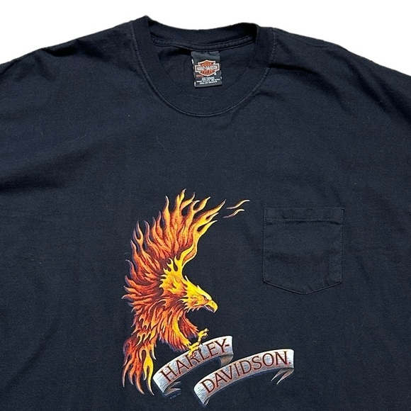 NWOT 2001 Harley Davidson Soaring Eagle Rossiters Bradenton FL Tee Size XXXL - Picture 1 of 8